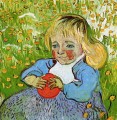 Niño con Naranja Vincent van Gogh